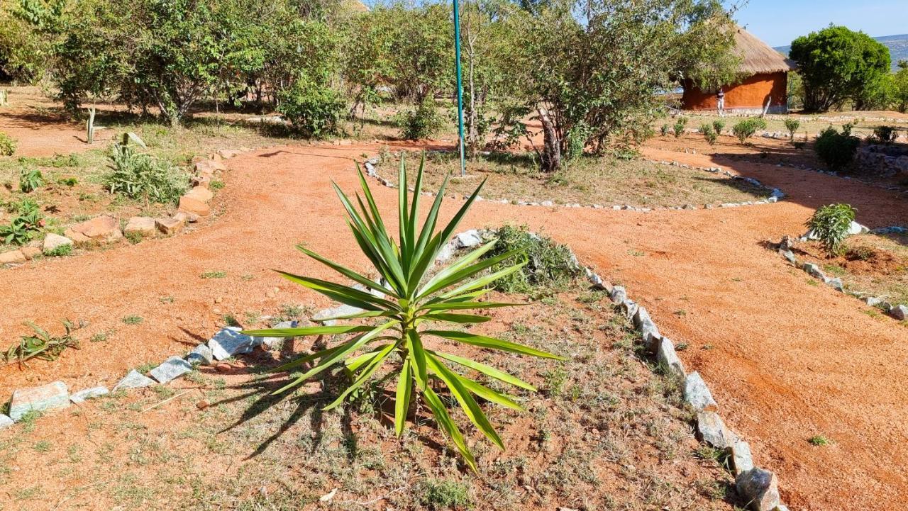 Africa Safari Maasai Boma Camping Serengeti Buitenkant foto